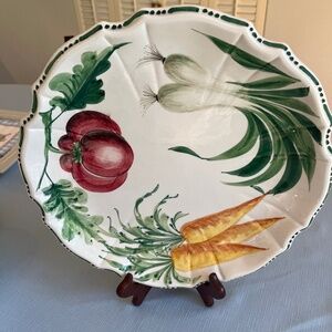 Italian hand painted plate